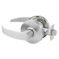 Sargent Grade 1 Passage Cylindrical Lock, P Lever, L Rose, Non-Keyed, Satin Chrome Finish, Non-handed 10XU15 LP 26D